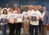  Corsicana ISD Board of Trustees honored by Congressman, State Rep, Region 12 